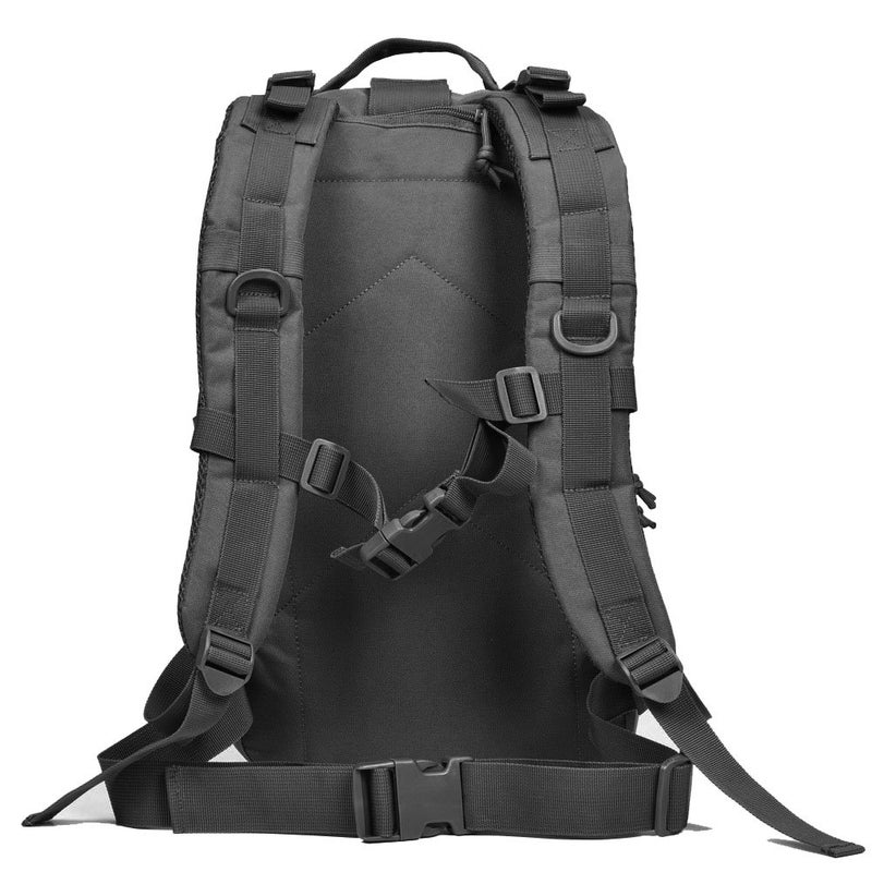 REEBOW GEAR Tactical Backpack for Men Army Molle Military Style Assault Pack Bug Bag Backpacks Daypack (34L Black) - Image 4
